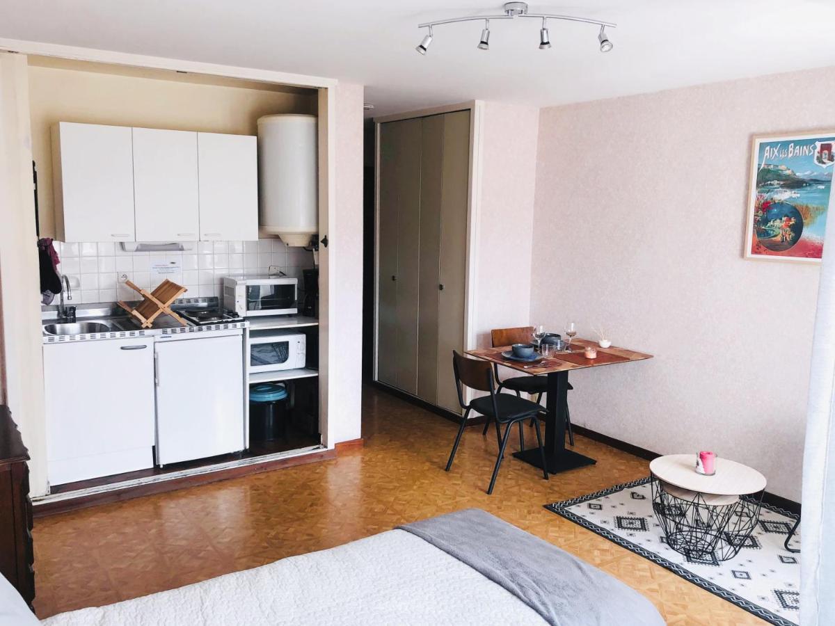 Апартаменты Paisible Studio Avec Agreable Loggia 2 Mn Du Centre Экс-ле-Бен Экстерьер фото